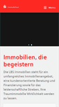 Mobile Screenshot of lbs-immobilien.de